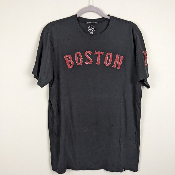 47 Other - Distressed Boston Red Sox MLB tee dark dark navy